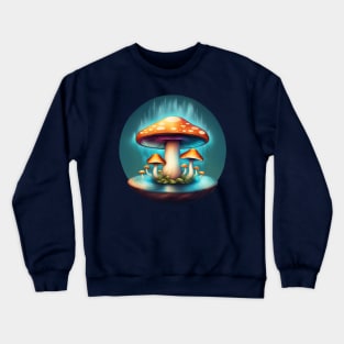 Floating Mushroom Island Crewneck Sweatshirt